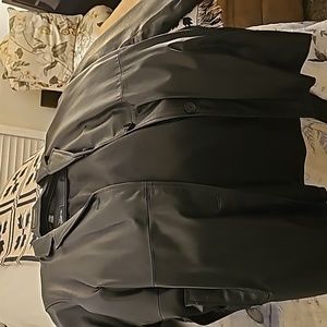 Genuine leather jacket. Midnight velvet large